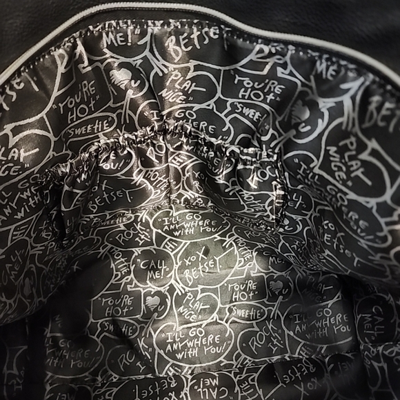 Betsey johnson large black handbag - Picture 5 of 15